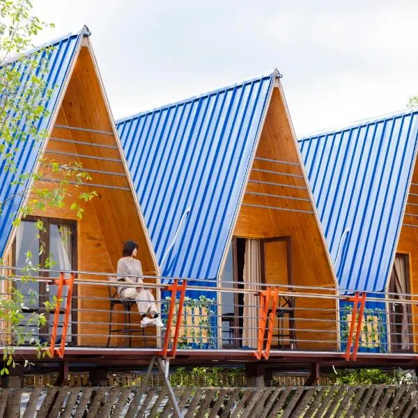 Cồn Phụng Resort Mekong - Nature Escape with Free Boat Shuttle & Fishing、ベンチェのホテル