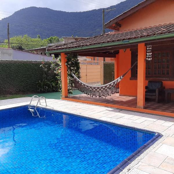 FANTÁSTICA CASA COM ÁREA DE PISCINA até 10 PESSOAS em MARESIAS SÃO SEBASTIÃO