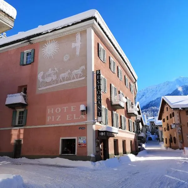 Historisches Hotel Piz Ela Bergün, hótel í Bergün
