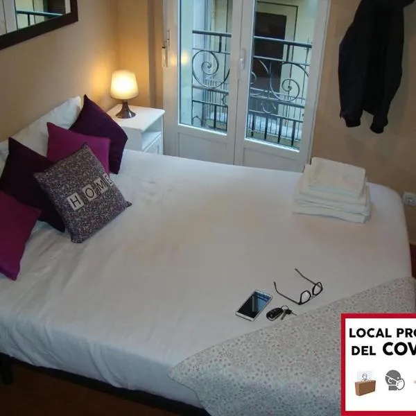 Balcón curva de Estafeta - Centro, hotel in Pamplona