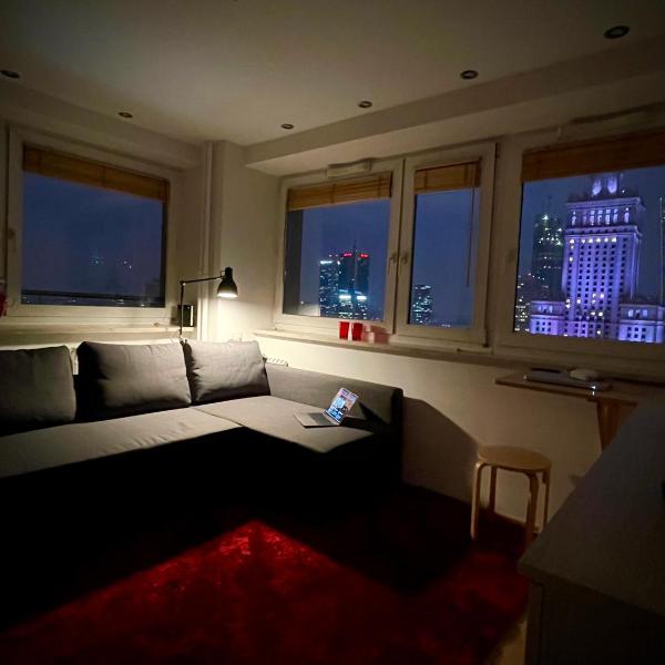 Super Apartament RED Centrum Best View in Town 2x Metro Fast WiFi 300 Mbs Netflix AppleTV SmartTV Spotify Panorama Miasta