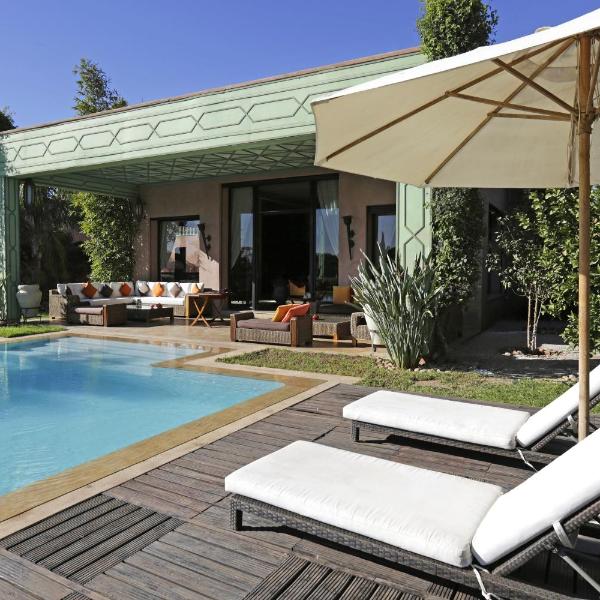 Villa MEZIANE avec piscine privée en première ligne du golf d'Amelkis