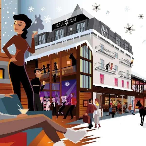 Unique Hotel Post, hotel em Zermatt