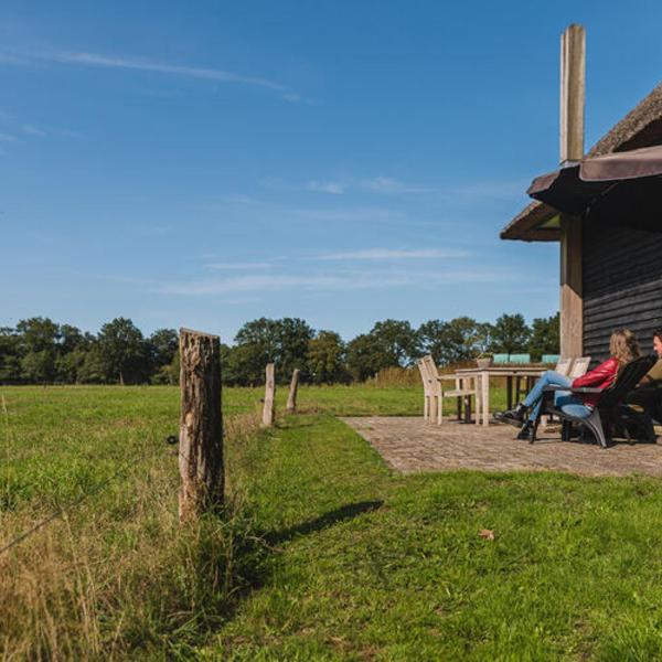 Authentic haystack in Wierden with a terrace