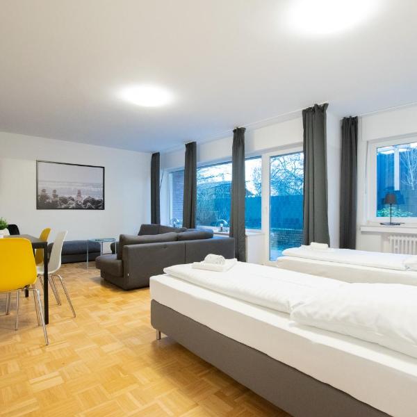 RAJ Living - 1 , 3 and 4 Room Apartments - 20 min Messe DUS & Airport DUS