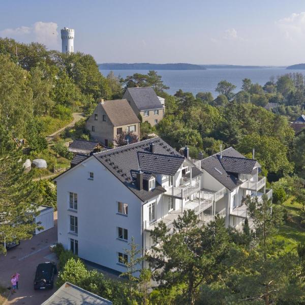 moderne Ferienwohnung mit Balkon, Meerblick - Ferienresidenz Zwei BoddenFeWo 1-5