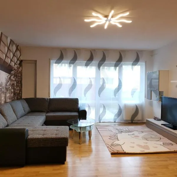 Gute Laune mit Terrasse und Garten zentral, hotel v destinaci Friedrichshafen