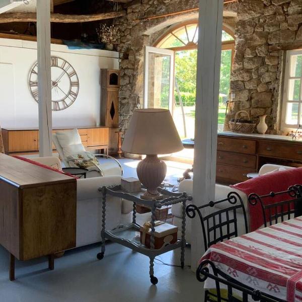 Gîte aménagé en loft dans la grange du Château