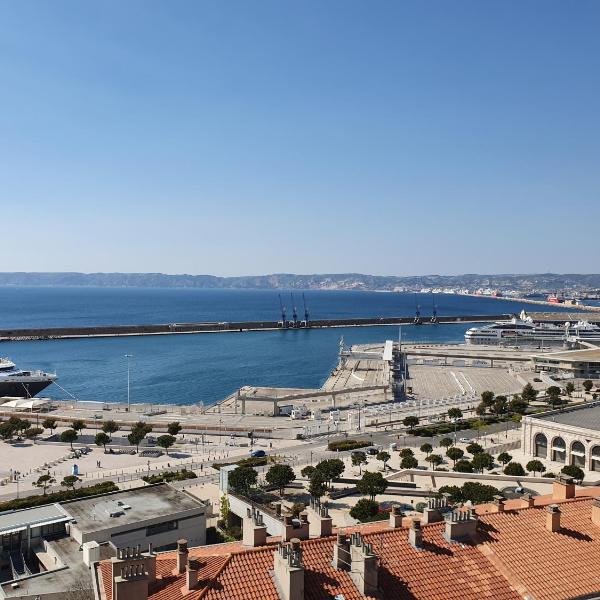 Vieux-port, Panier, magnifique studio avec vue sur mer, Marsella