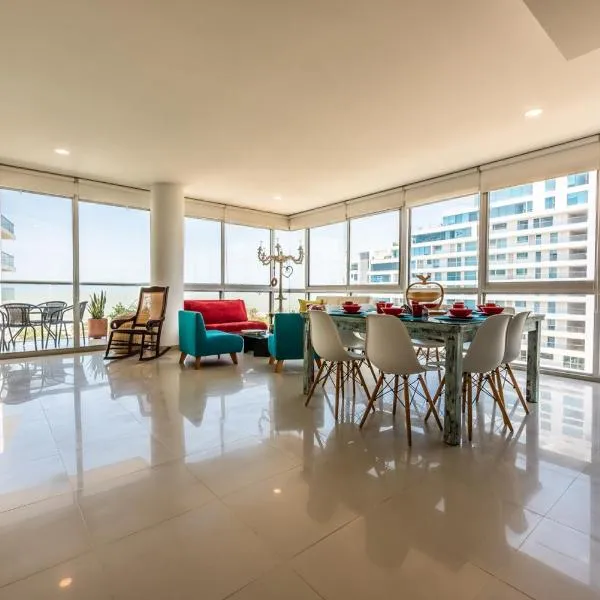 Edificio Morros Vitri Lujo con Panorama, hotel en Cartagena de Indias