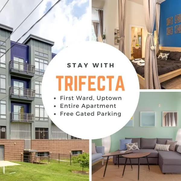 Trifecta 10 Min Walk to 7th St Market Superhost, hotel in Charlotte