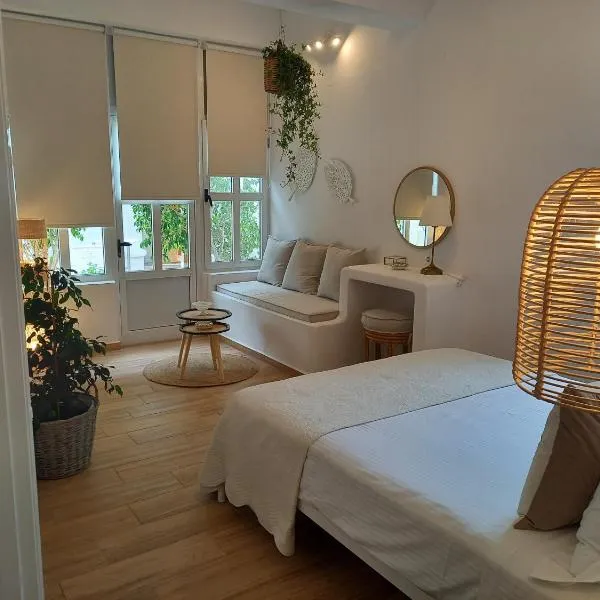 Patmos Little Suites、スカラのホテル