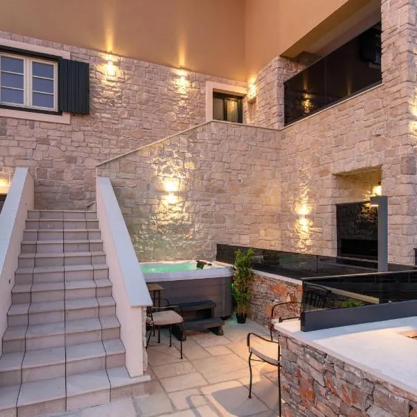 TEONA Luxury Studio Apartment with jacuzzi and terrace sea view, hotel v destinaci Sali