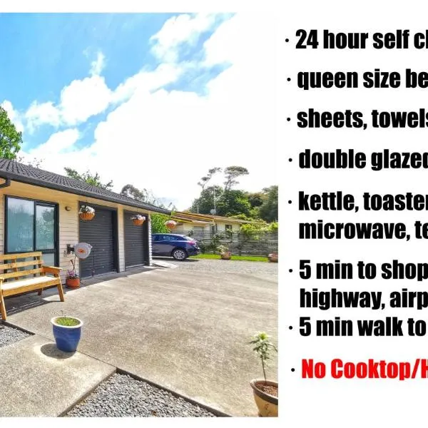 Atarau Grove Studio, hotel in Paraparaumu