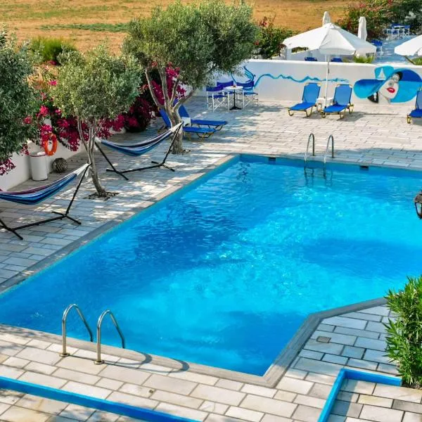 Dedalos Studios Naxos、ナクソス・コラのホテル