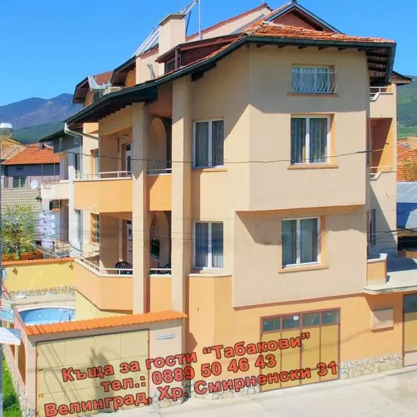 Guest House Tabakovi, hotel in Velingrad