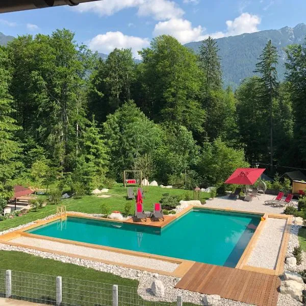 Bayern Resort Hotel - Adults only - mit Zugspitzblick - Eibsee-Nähe - Wellnessbereich - Naturpool im Sommer, hotel a Grainau