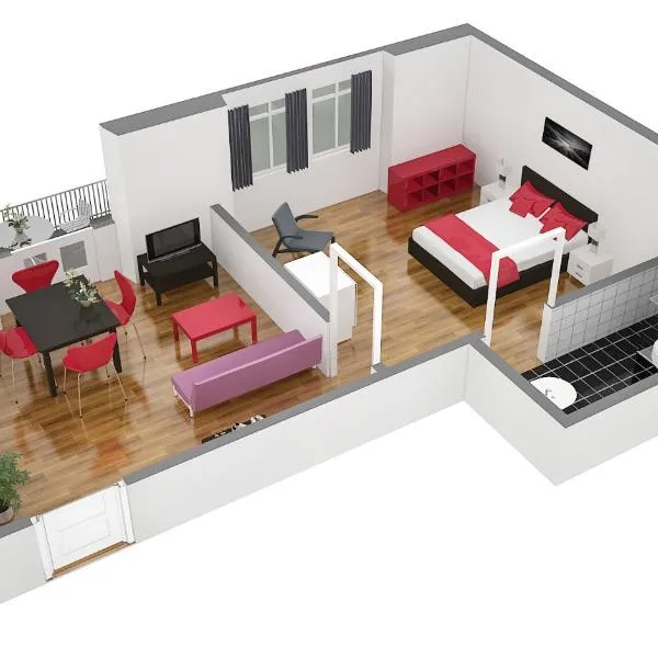 HITrental Oerlikon Apartments, hotel v Curychu