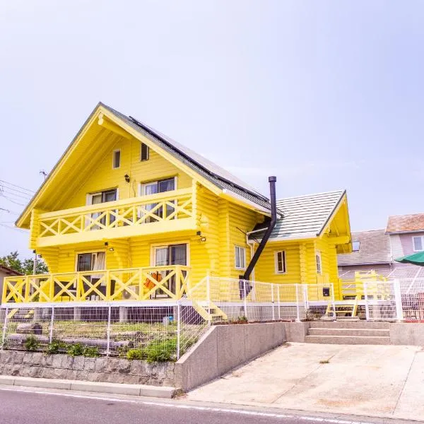 Awaji Large Log house in Goshiki 2, khách sạn ở Sumoto