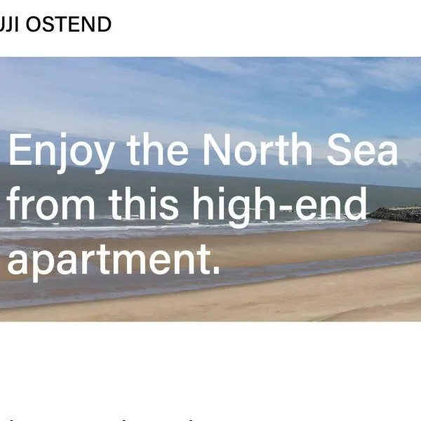 Geniet van de zee met dit top-appartement Fuji Ostend, hotel in Oostende