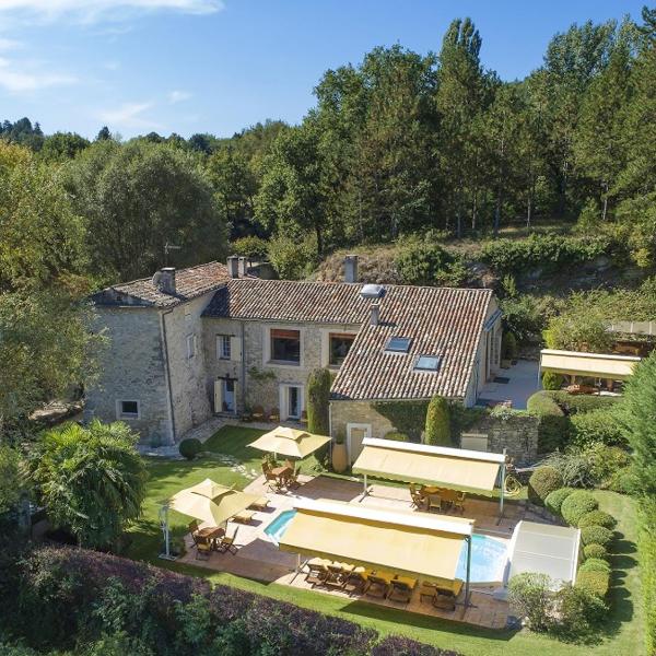 Appartement d'une chambre avec piscine partagee jardin clos et wifi a Forcalquier