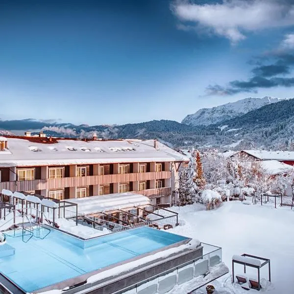 Obermühle 4*S Boutique Resort, hotel v mestu Garmisch-Partenkirchen