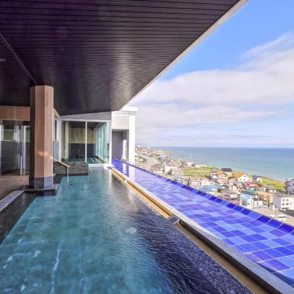 Hakodate Yunokawa Onsen Umi to Akari Hewitt Resort, hotel in Hakodate