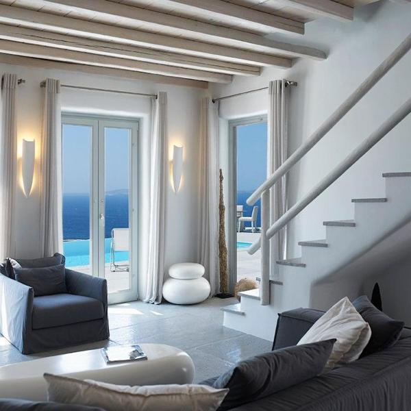 Exquisite Mykonos Villa Villa Superior 4 Bedroom Private Pool Sea View Houlakia