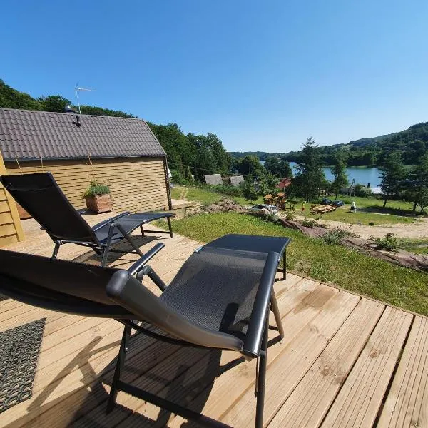Ostrzycki Las domki nad jeziorem -balia-sauna-prywatny pomost, hotel v destinaci Pierszczewo