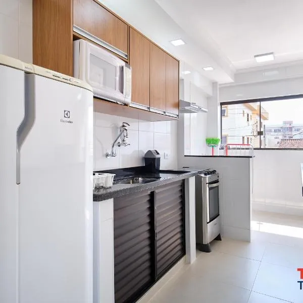 Apartamento com ar condicionado à 100 metros da praia - Edifício Ibiza, hotel v destinaci Ubatuba