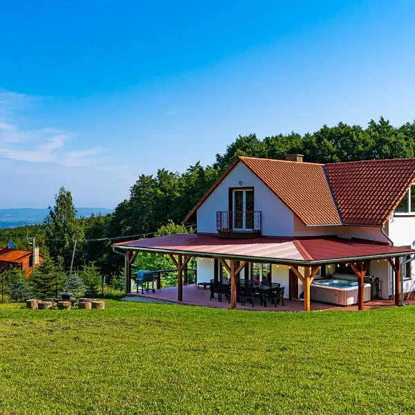 Villa Szalamandra - a Tisztás, hotell sihtkohas Matraalmas