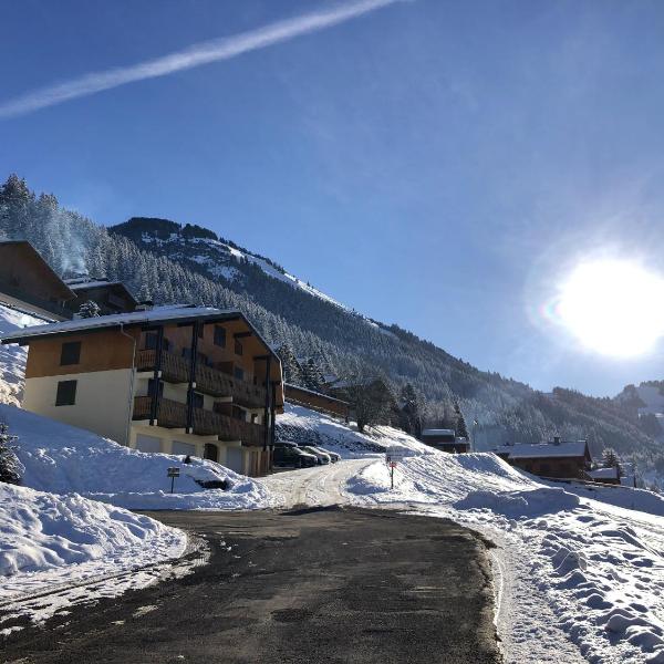 Appartement de 2 chambres a Chatel a 250 m des pistes avec terrasse amenagee et wifi