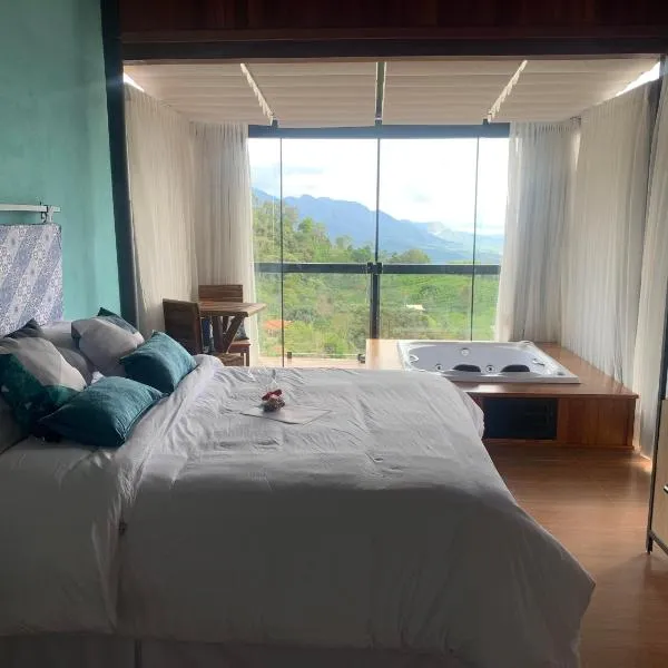 ÁGUA MARINHA Pousada Caparao, ξενοδοχείο σε Divisa