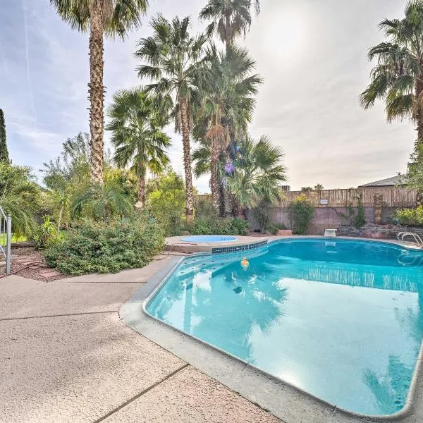 Vegas Oasis Home with Pool and Spa 7 Miles to Strip, hotel in Las Vegas
