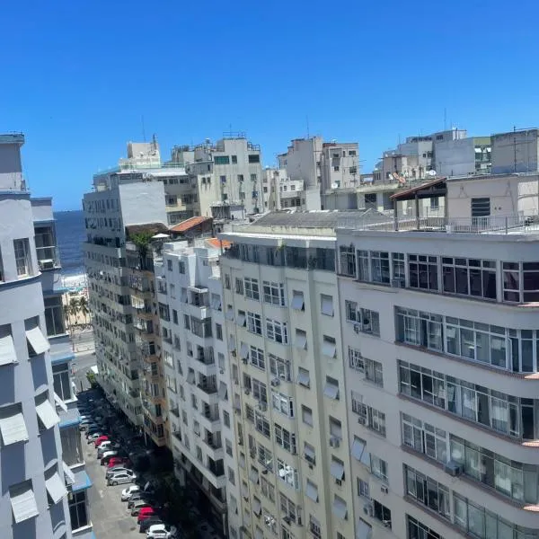 Copacabana Vista parcial do Mar, melhor ponto de Copacabana, hotel v destinaci Rio de Janeiro