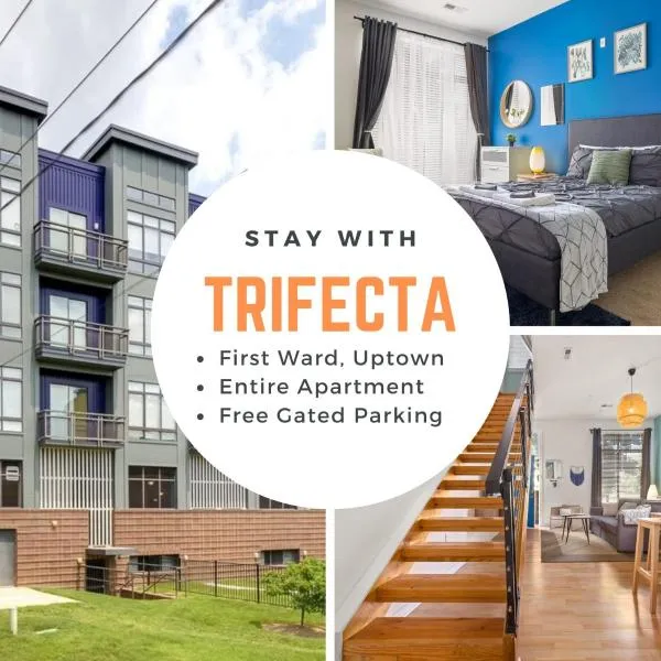 Trifecta Ace Location Pool & Gym Superhost，位于夏洛特的酒店