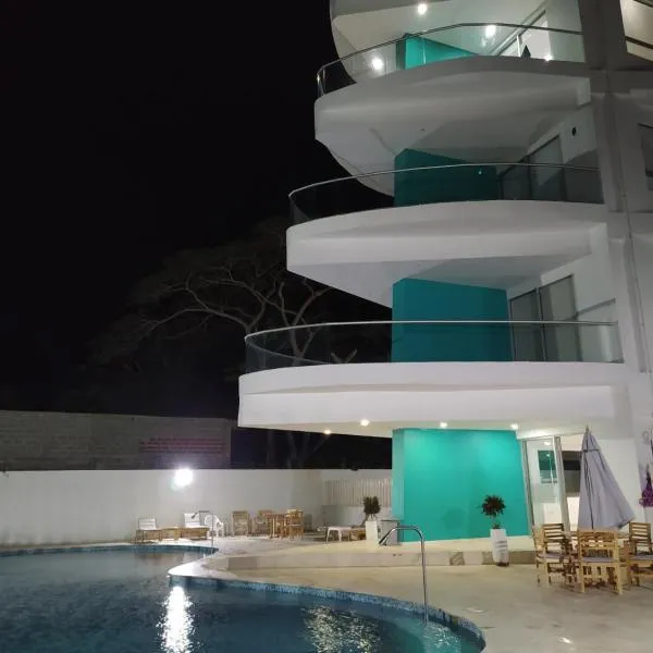 Cabaña Apartamento En Coveñas - Fontaine Bleu, hotel in Coveñas