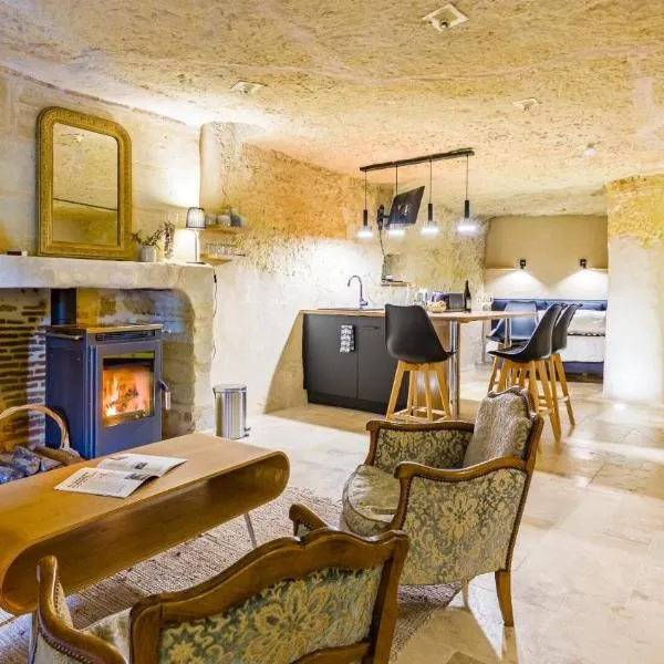 Le Clos Baudoin B&B Troglo, hôtel à Vouvray