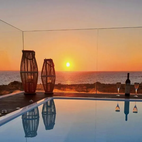 Tramonto Luxury Villa No1- Breathtaking sunset view, hotel in Karpathos Town