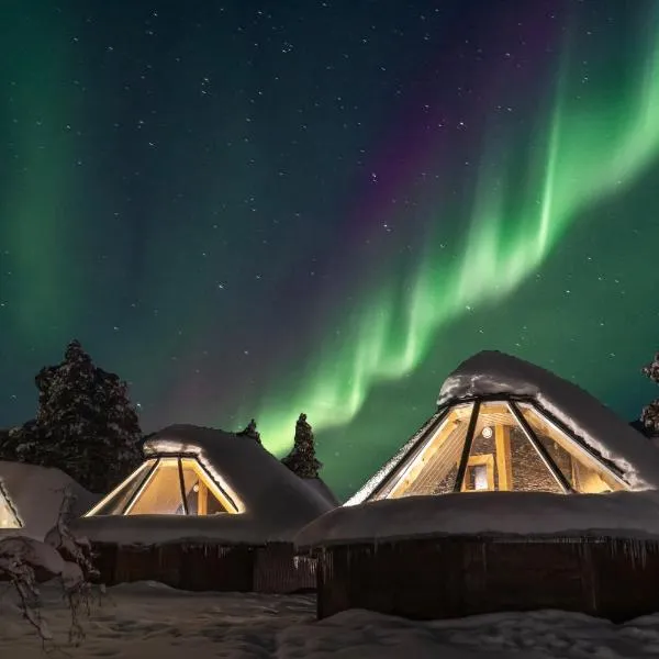 Wilderness Hotel Muotka & Igloos、サーリセルカのホテル