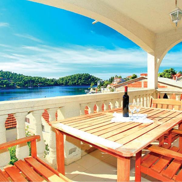 Amazing Apartment In Smokvica With House Sea View