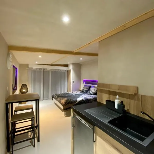 LE STUDIO,Superbe appartement meublé avec terrasse, hotel in Foucherans