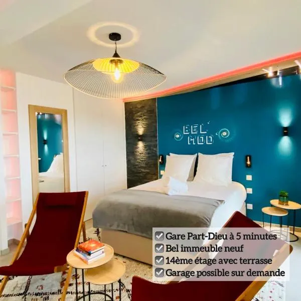 Studio BEL-MOD BUGEY - Belvédère Moderne, hotel em Lyon