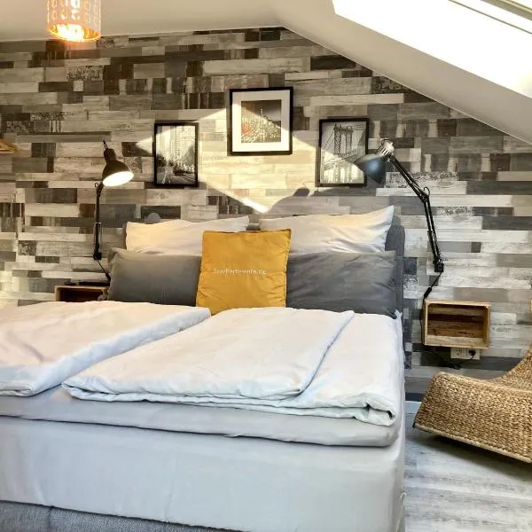 Living at Saarpartments - AdultsOnly - Business & Holiday Homes with Kitchen for Long- and Short Term stay, 3 min to St Johanner Markt and Points of Interest, hotel v destinaci Saarbrücken