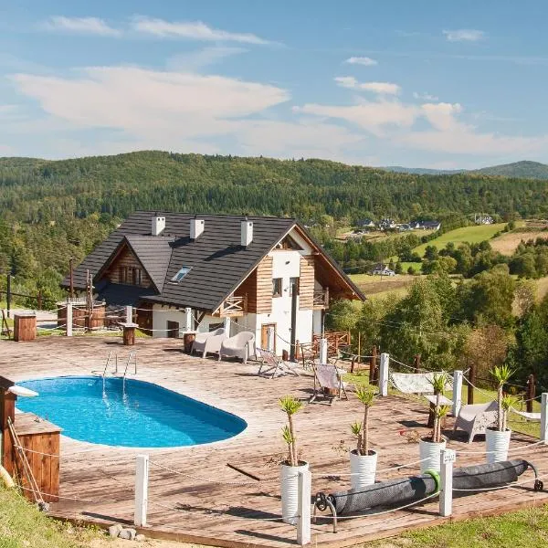 Chata w Bieszczadzie apartamenty i domki z basenem Bieszczady, hotell sihtkohas Polańczyk