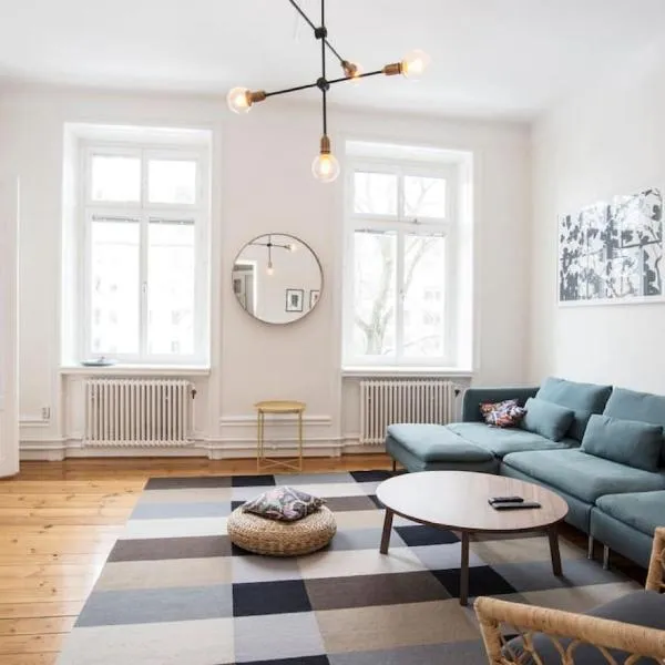 Elegant and light 3 room apartment in SoFo 97sqm, hotel in Stockholm