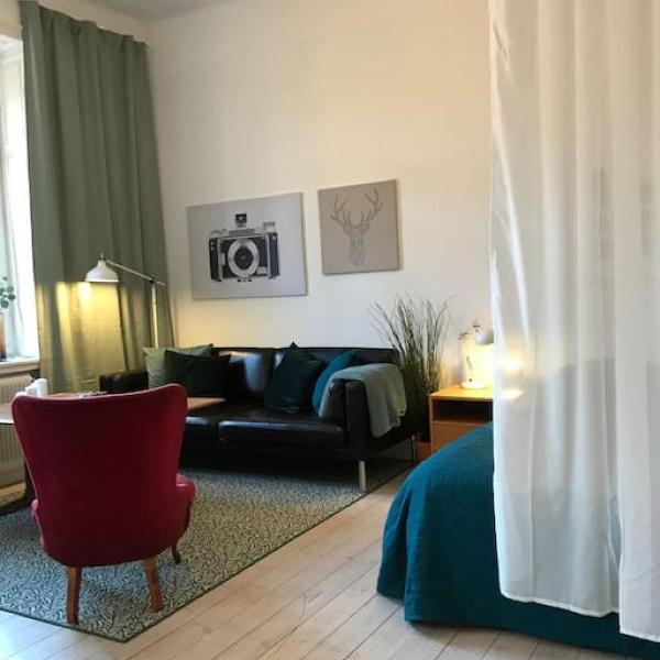 Bohemian and light one room apartment in SoFo 31sqm, Stoccolma