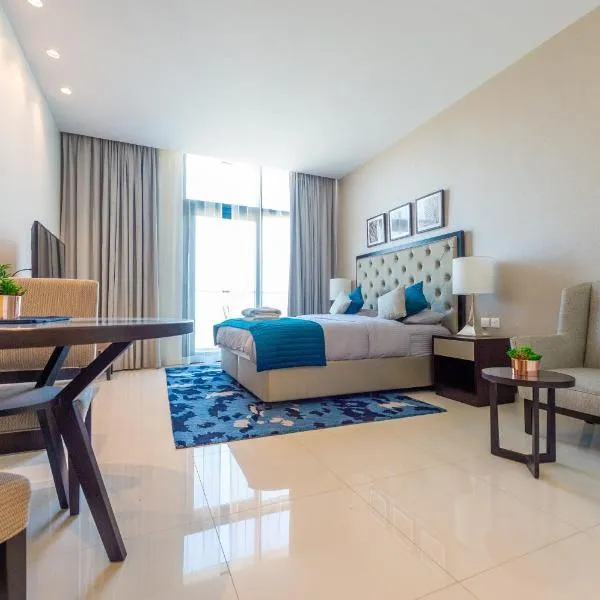 Luxury Escapes - Quiet Studio near Expo City and DWC Airport - CELESTIA TOWER, hotel a Dubai