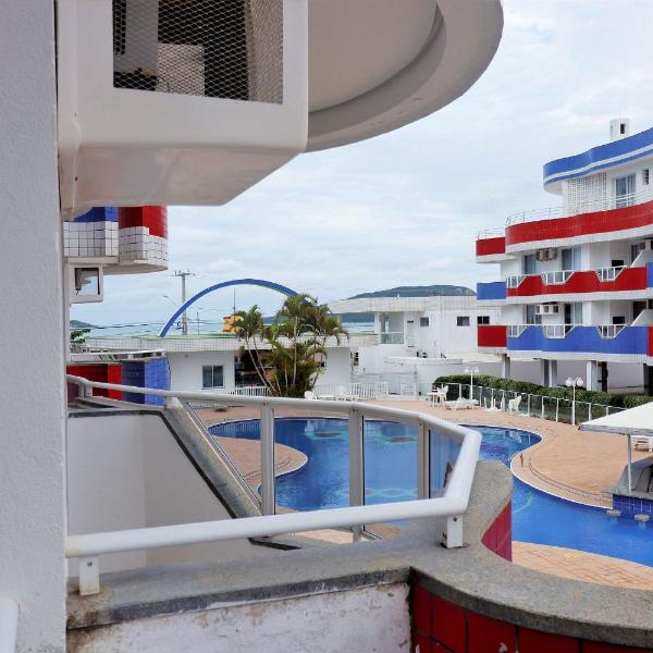 Lindo apartamento frente piscina com wi-fi - HB19F