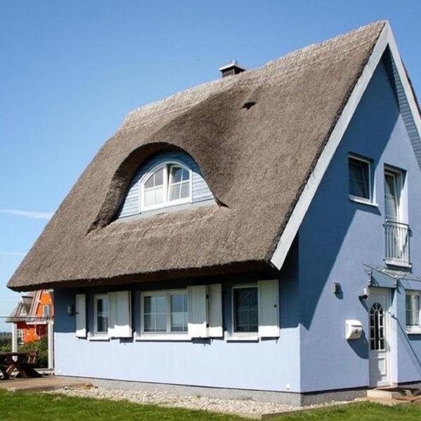 Reetdachhaus in Vieregge mit Blick auf den Breetzer Bodden